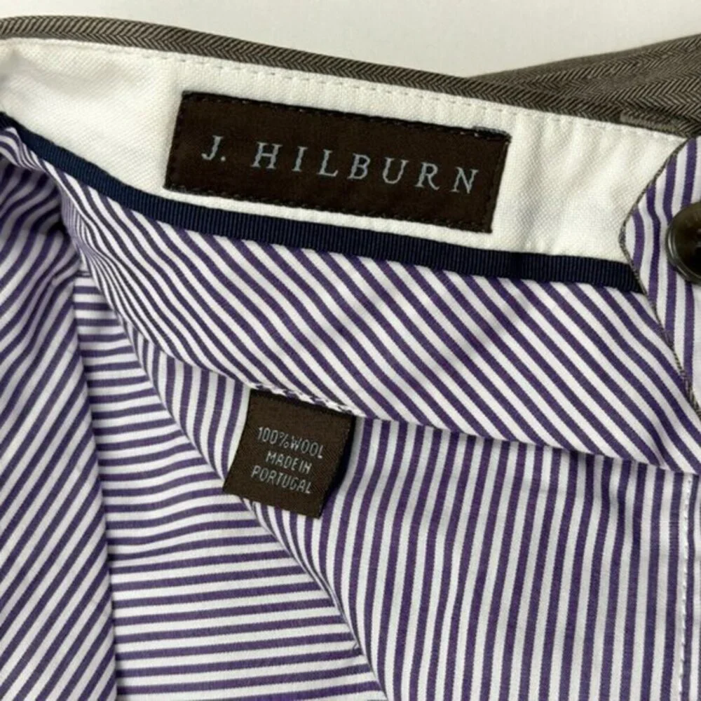 J Hilburn Guabello Wool Custom Sport Coat 2pc Blazer Pants Suit Mens 42 EUC $898